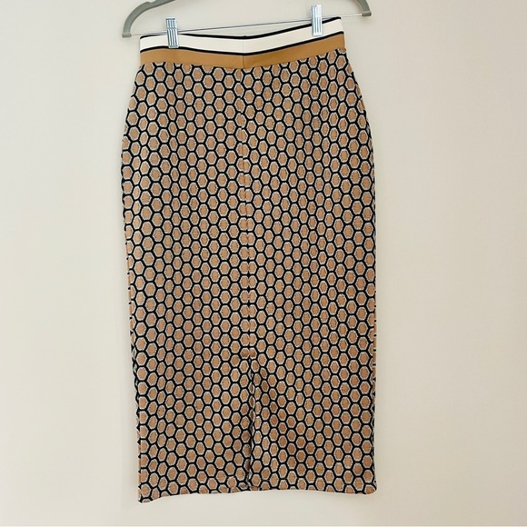 NWT GP&J Baker x H&M Metallic Pencil Skirt Medium - Picture 5 of 9